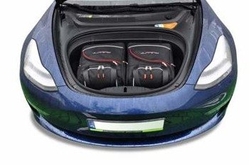 KJUST Fitted Car Bags Set 2 pcs compatible with TESLA MODEL 3 I (5YJ3) 2017-2020