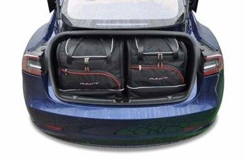 KJUST Fitted Car Bags Set 7 pcs compatible with TESLA MODEL 3 I (5YJ3) 2017-2020