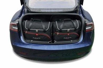 KJUST Fitted Car Bags Set 7 pcs compatible with TESLA MODEL 3 I (5YJ3) 2017-2020