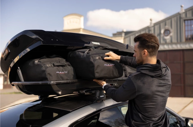 KJUST BAGS SET 4 PCS FOR ROOF BOX THULE FORCE XT L